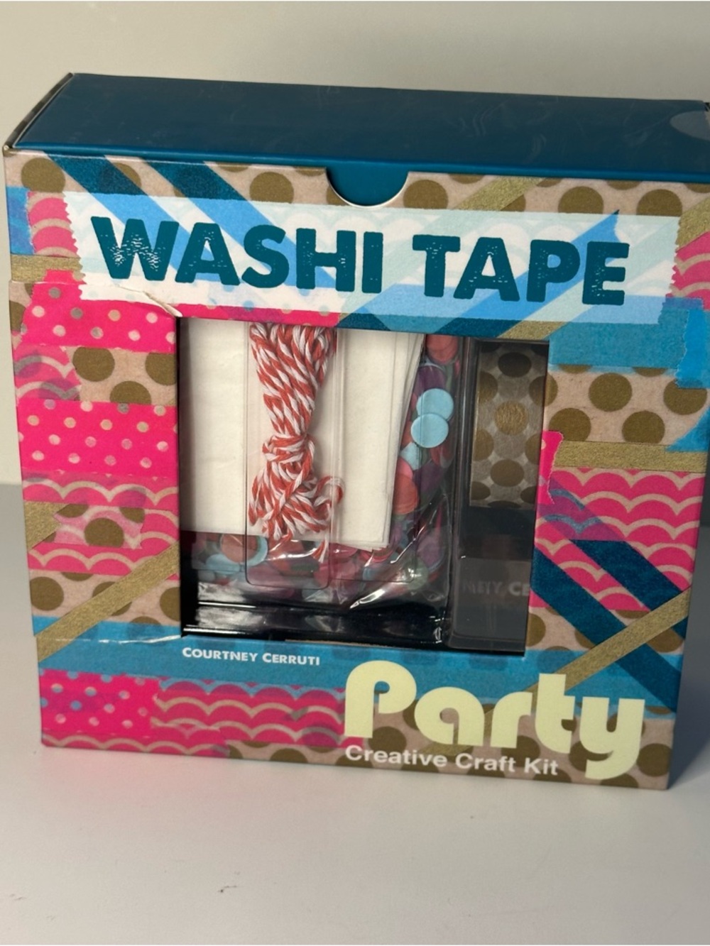 Quarry Books Washi Tape Party: Creative Craft Kit- Courtney Cerruti DIY Art NEW